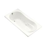 ProFlex 6 ft. Whirlpool with Left-Hand Drain in White