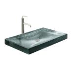 Antilia Wading Pool Self-Rimming Bathroom Sink in Ice