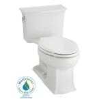 Archer 1-Piece 1.28 GPF Elongated Toilet with Class Five Flushing Technology in White Less Supply