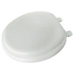 Glacier Bay Round Closed-Front Toilet Seat in White