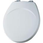 Sta-Tite Round Closed Front Toilet Seat in White