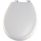 Lift-Off Round Closed Front Toilet Seat in White
