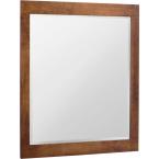 Casual 35.5 in. x 27.5 in. Wall Mirror in Cognac