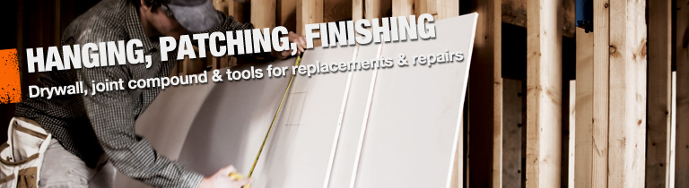 Shop The Home Depot for drywall, joint compound and tools for replacements and repairs.