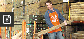 Be prepared before you buy. The Home Depot will show you how to select lumber and building materials that match your needs, style and budget.