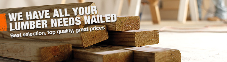 Shop The Home Depot to meet all your lumber supply needs.