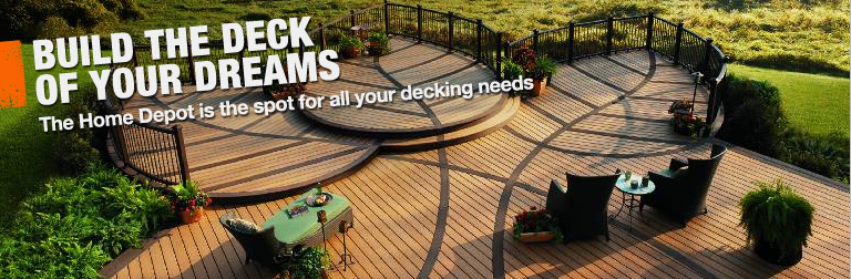 Build the deck of your dreams with decking from The Home Depot.