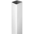 4 in. x 4 in. x 72 in. White Vinyl Fence Post