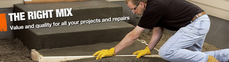 Find the right concrete at the right value for all your projects and repairs.