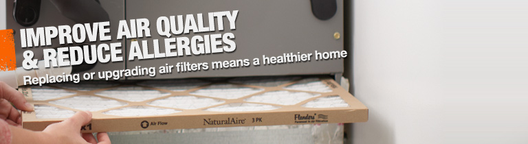 Improve air quality and reduce allergies by replacing or upgrading air filters for a healthier home.