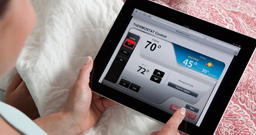 Wifi enabled thermostats: Control your home's temperature from a computer, iPhone, smartphone or tablet device.