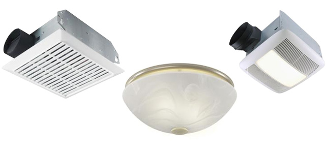 Find a large selection of bath fans including, bathroom fans with lights, wall mount exhaust fans, bath fans with heaters and bathroom fans with lights and heaters at The Home Depot. 