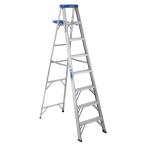8 ft. Aluminum Step Ladder 250 lb. Load Capacity (Type I Duty Rating)