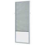 22 in. w x 64 in. h Add-On Enclosed Aluminum Blinds White Steel & Fiberglass Doors with Raised Frame Around Glass