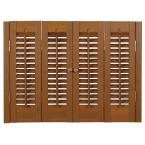 Traditional Faux Wood Oak Interior Shutter (Price Varies by Size)