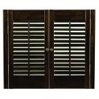 Traditional Real Wood Walnut Interior Shutter (Price Varies by Size)