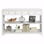 Oxford White 3-Drawer Console Table