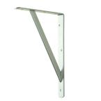 16 in. x 10 in. White Heavy Duty Shelf Bracket