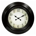 28 in. Dark Bronze Arabic Numeral Wall Clock