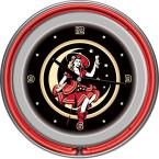 14 in. Miller High Life Girl in the Moon Vintage Neon Wall Clock