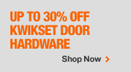 Up to 30% Off Kwikset Door Hardware