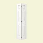 30 in. x 80 in. 6-Panel Molded Primed Bi-Fold Door