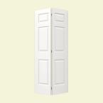 36 in. x 80 in. 6-Panel Molded Primed Bi-Fold Door