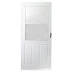 200 Series 32 in. White Aluminum Traditional Storm Door with Black Hardware