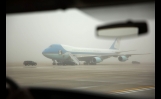 Air Force One Is Surrounded By Fog