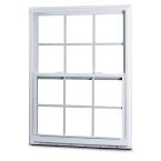 50 Single Hung Fin Windows, 32 in. x 52 in., White, with LowE3 Insulated Glass, Argon Gas, Grilles and Screen