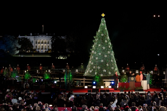 The lighting of the National Christmas Tree (December 6, 2012)