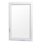 Vinyl Casement Window, 30 in. x 48 in., White, Right-Hand Hinge, with Insulated Glass