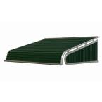 2100 Series 48 in. x 42 in. Aluminum Door Canopy in Hunter Green