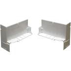 4-1/8 in. White PVC End Caps for SureSill Sloped Sill Pans (Pair)