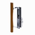 Flush Mounted Keyed Internal Hook Latch Mechanism with Wood Pull Handle