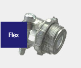 Flex conduit fittings