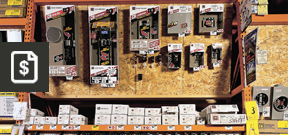 Be prepared before you buy. The Home Depot will show you how to select all things electrical -- electrical panels, circuit breakers, fuses, generators – that match your needs and budget.
