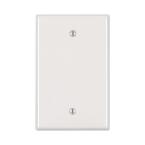 1 Gang Midway Blank Wall Plate - White