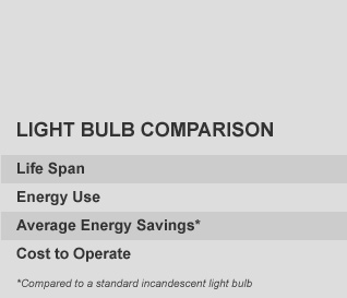 Light Bulb Comparison