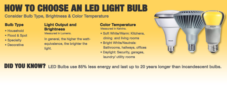 How to choose a CFL Light Bulb