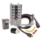 30 Amp 10 Circuit Manual Transfer Switch Kit