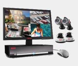 Video Surveillance Kits with security cameras and monitors