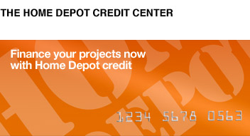 Learn about Home Depot credit and financing