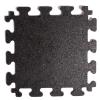 Active Tile 18 in. x 18 in. Black Rubber Flooring (8-Pack)