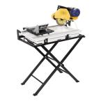 24 in. Dual Speed Tile Saw, 2 HP Motor, Wet Cutting, with 10 in. Continuous Rim Diamond Blade