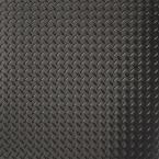 10 ft. x 24 ft. Diamond Tread Commercial Grade Midnight Black Garage Floor Cover and Protector