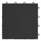 Tread Black 12 in. x 12 in. Garage Tile - 40 Count Case