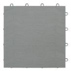 Tread Silver 12 in. x 12 in. Garage Tile - 40 Count Case