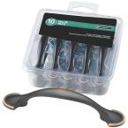 3 in. Oil-Rubbed Bronze Half-Round Foot Pulls 10-Pack