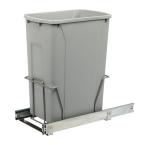 18.75 in. x 9.38 in. x 20 in. in Cabinet Single 35-quart Platinum Pull-Out Waste Container